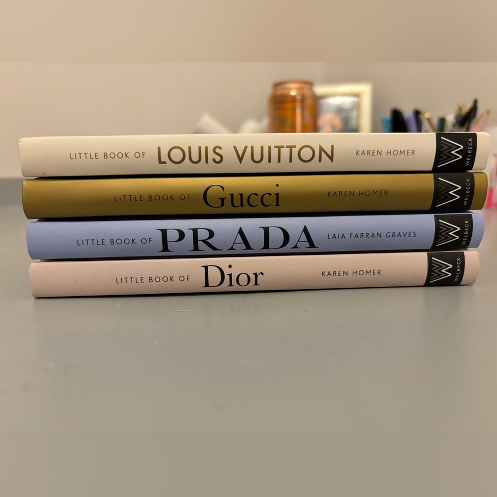 Set of 4 fashion hardcover books brand new!